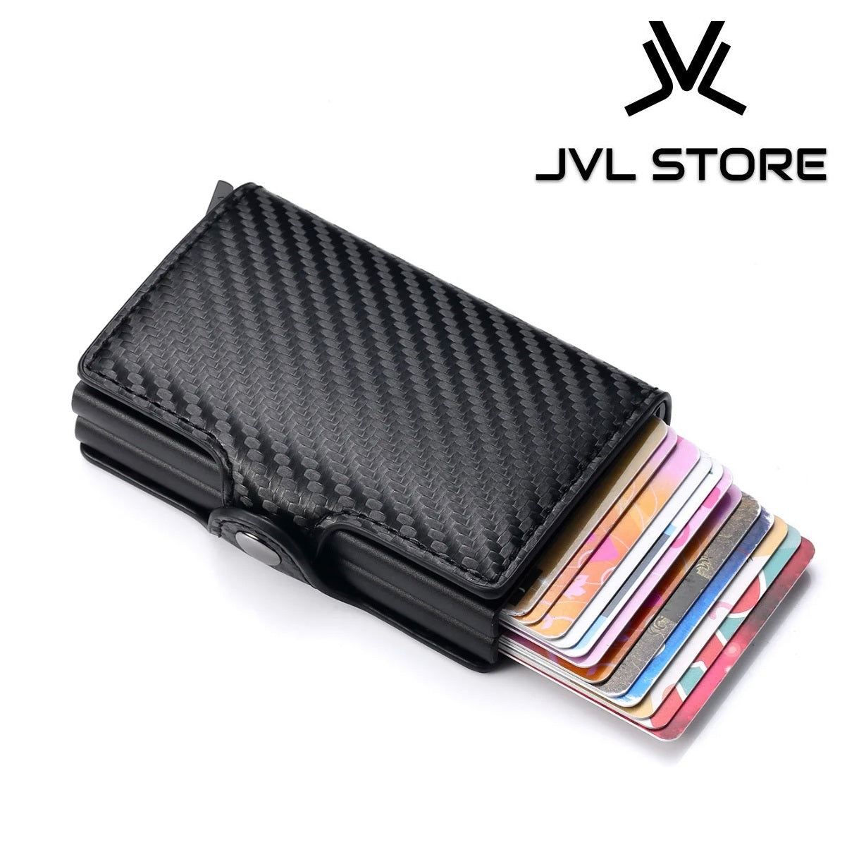 Carbon Style cardholder  heren wallet Anti Rfid double