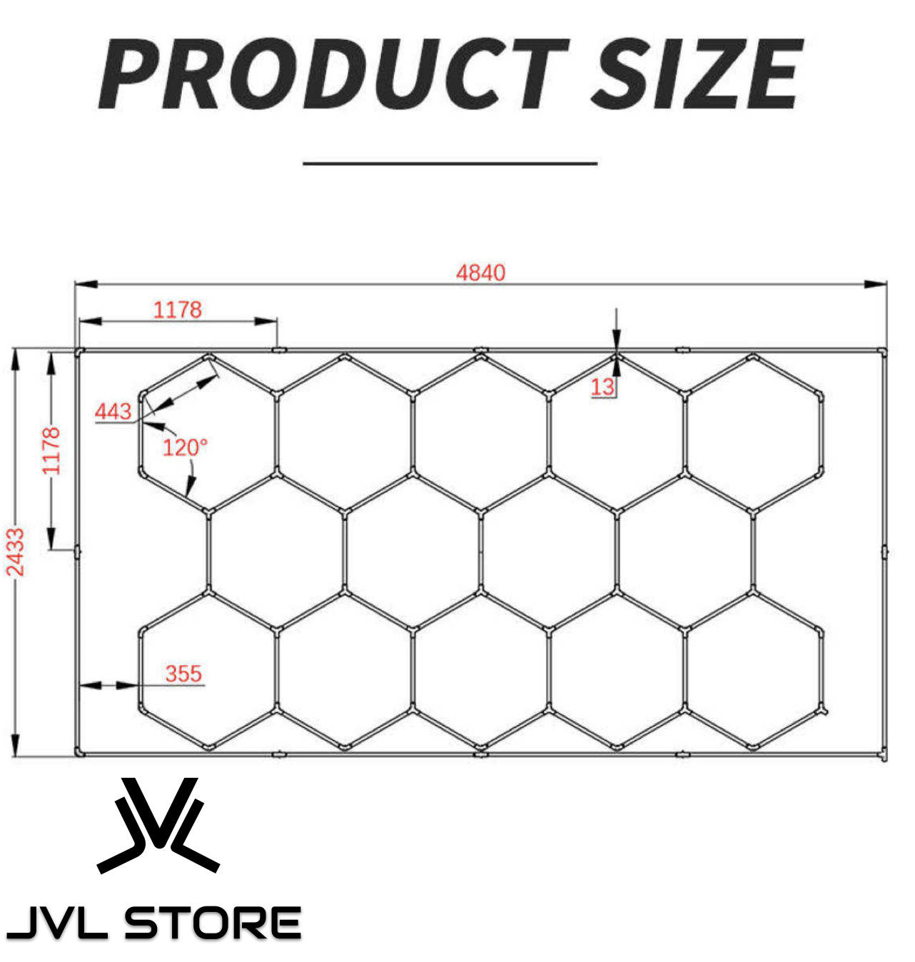 Hexagon Led verlichting