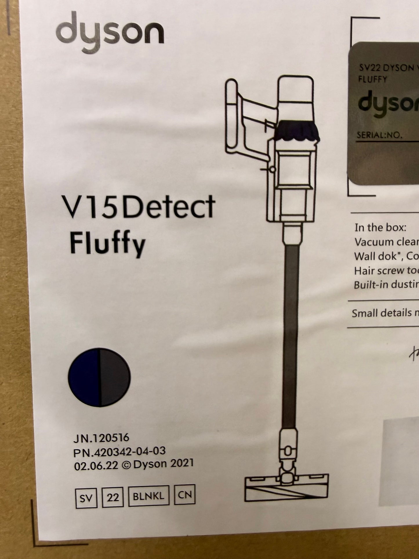 Dyson V15 Detect Fluffy Stofzuiger | NIEUW | In Originele Verpakking